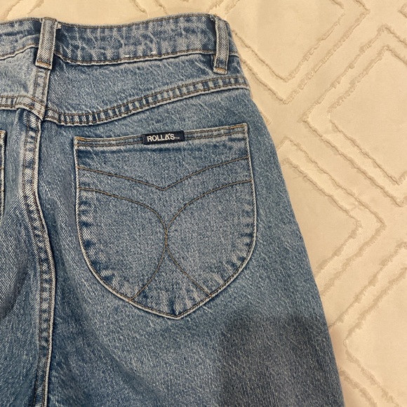 rolla’s original straight leg jeans in brad blue wash (size 27) - Picture 6 of 7